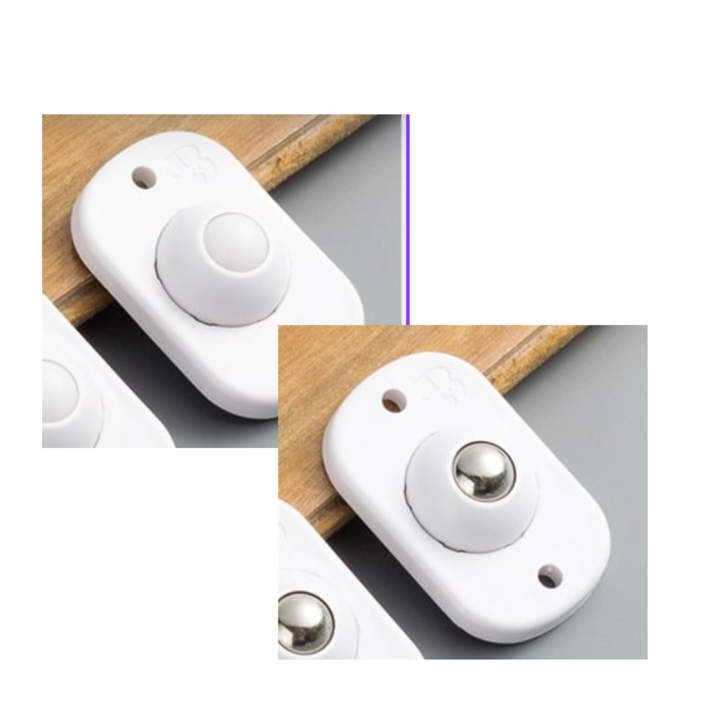 Self Adhesive Caster Wheels - 12 counts