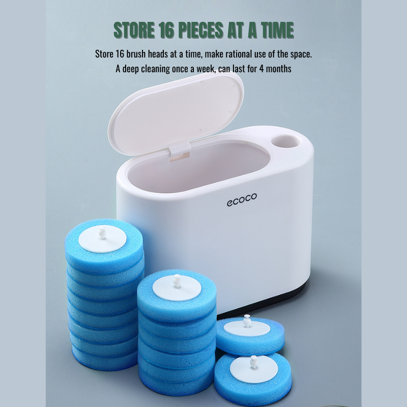 Wall Mounted Disposable Toilet Brush Set