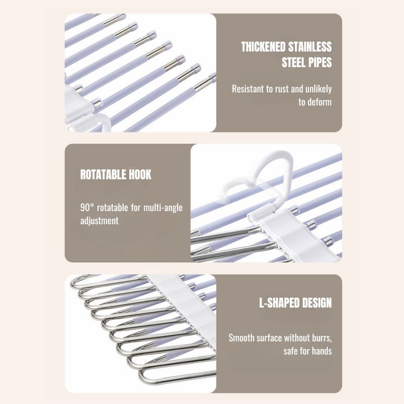 9 Layers Space Saving Pants/Clothes Hangers