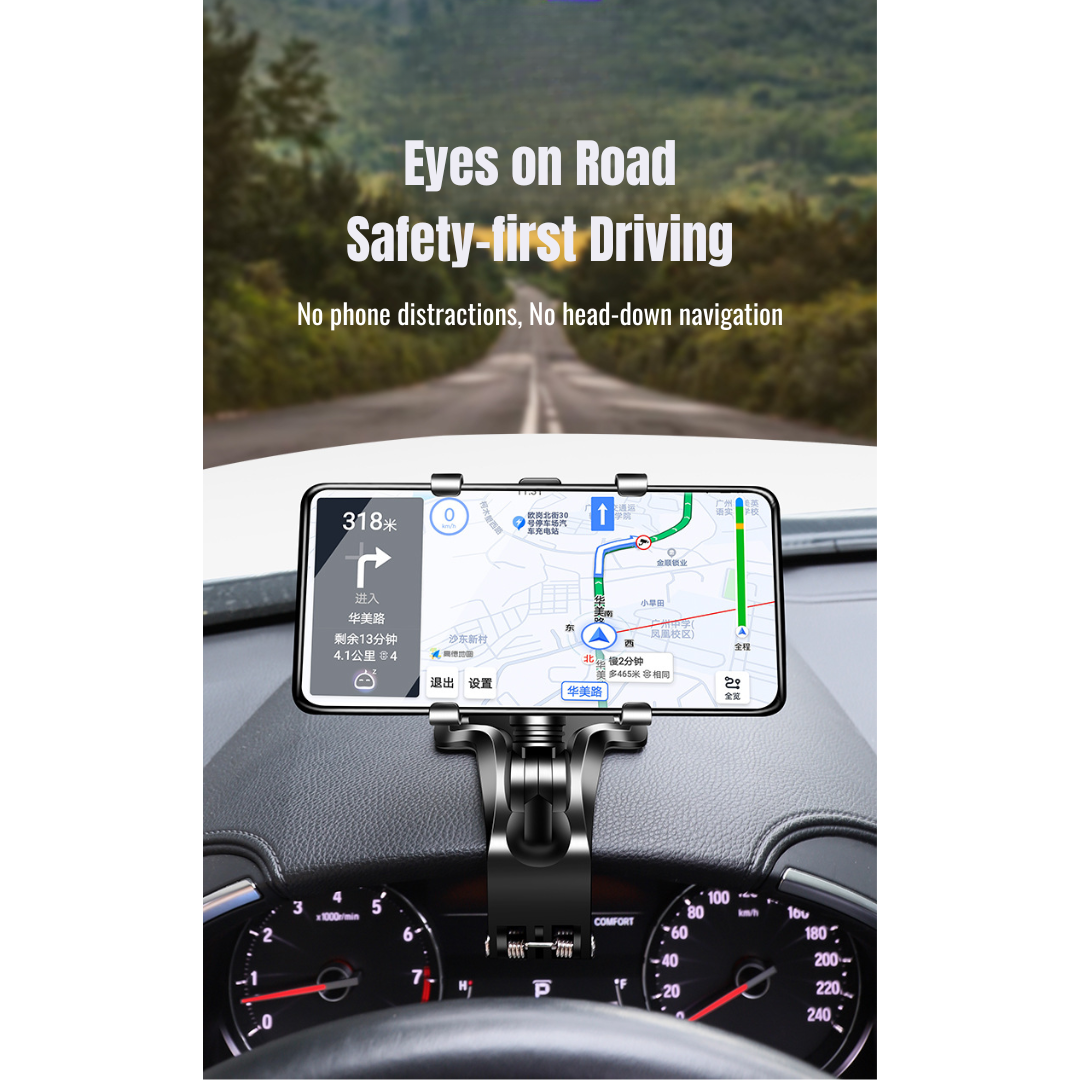 360° Rotatable Dashboard Car Phone Holder