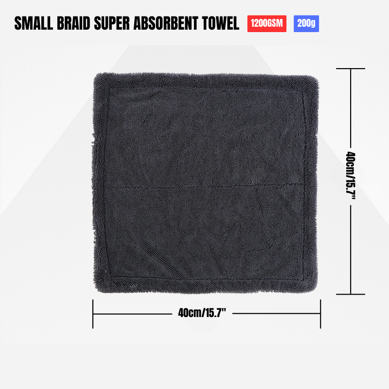 BLACKLINEĀ® Ultra-Absorbent Car Drying Microfiber Towel