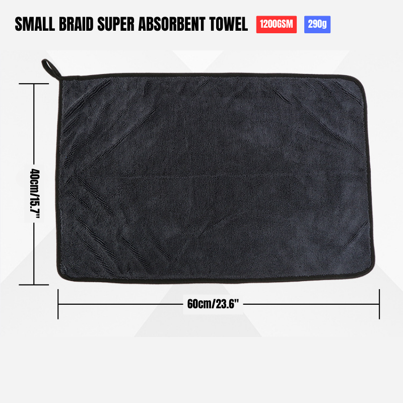 BLACKLINEĀ® Ultra-Absorbent Car Drying Microfiber Towel