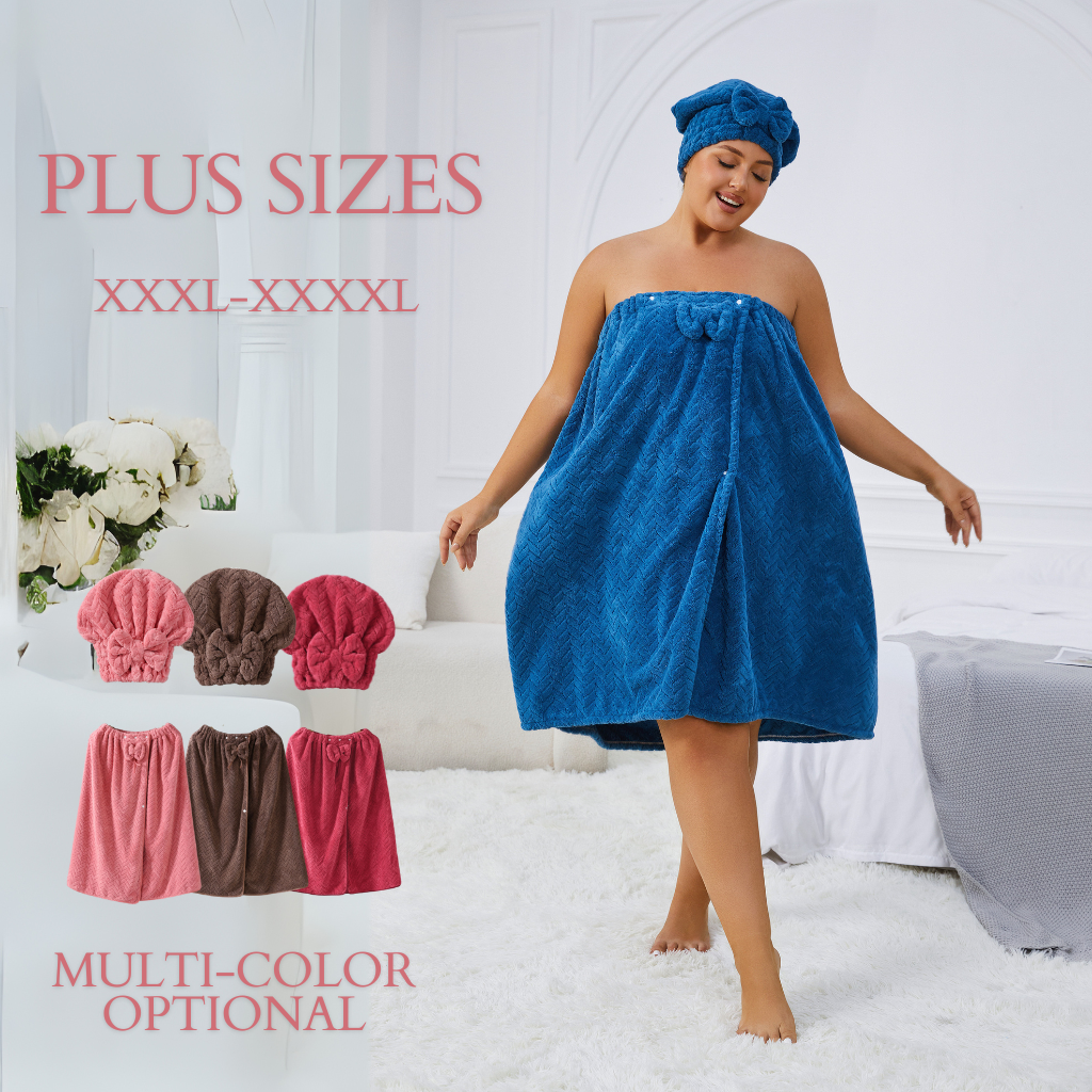 Plus Size Cozy Bathrobe