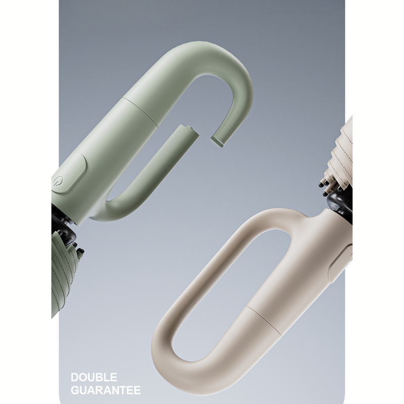 60-Rib Double Layer Reinforced Foldable Automatic Umbrella