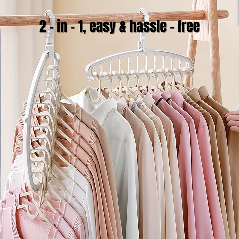 Rotatable 1-to-Multi Large Capacity Clothes Hanger