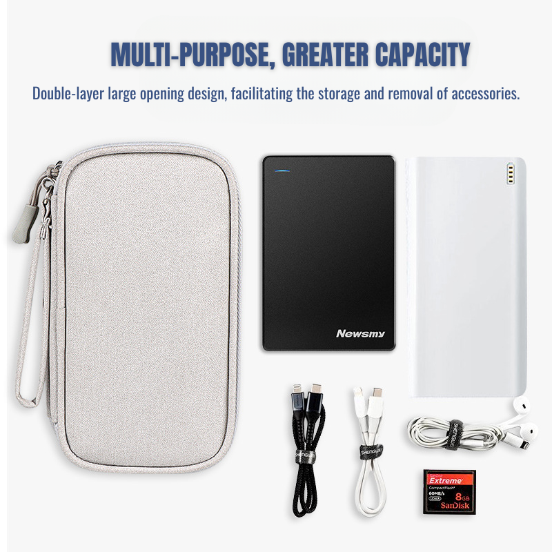 Waterproof Portable Travel Cable Storage Bag