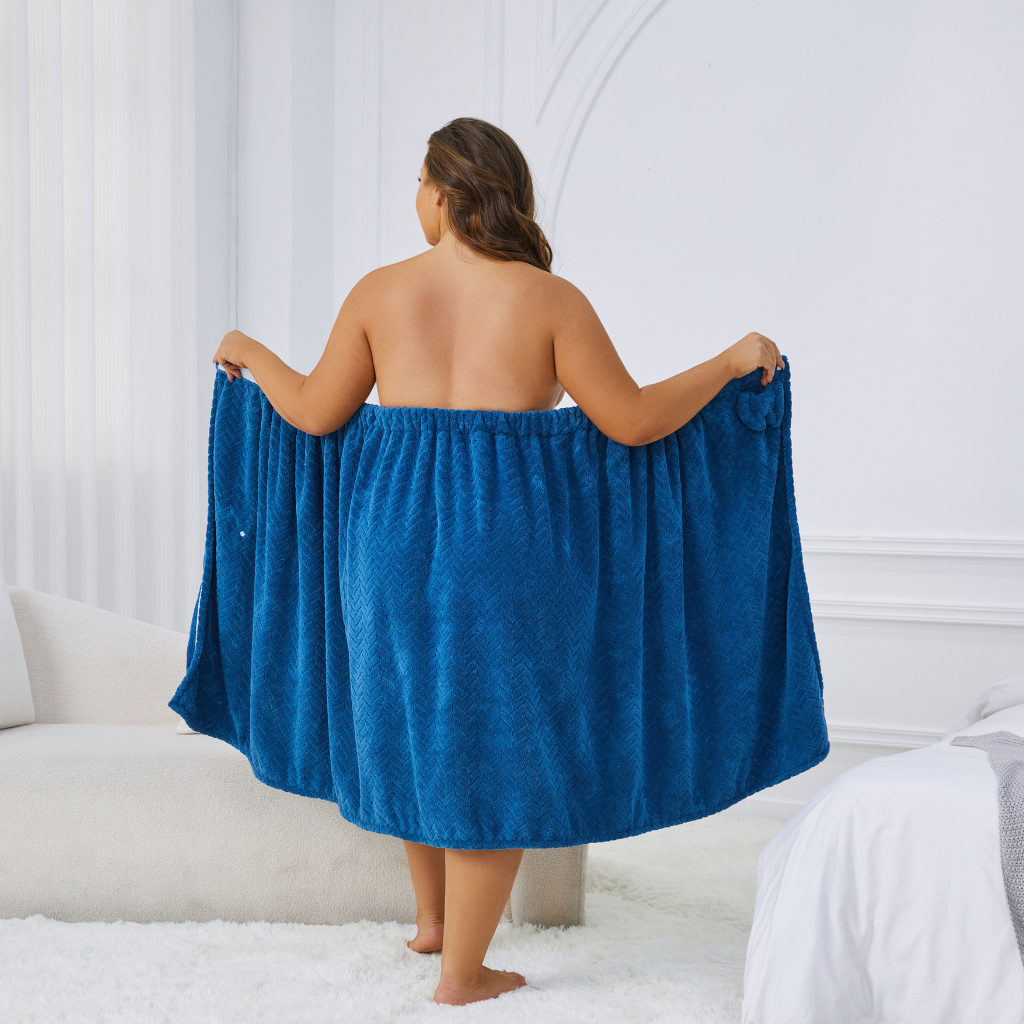 Plus Size Cozy Bathrobe