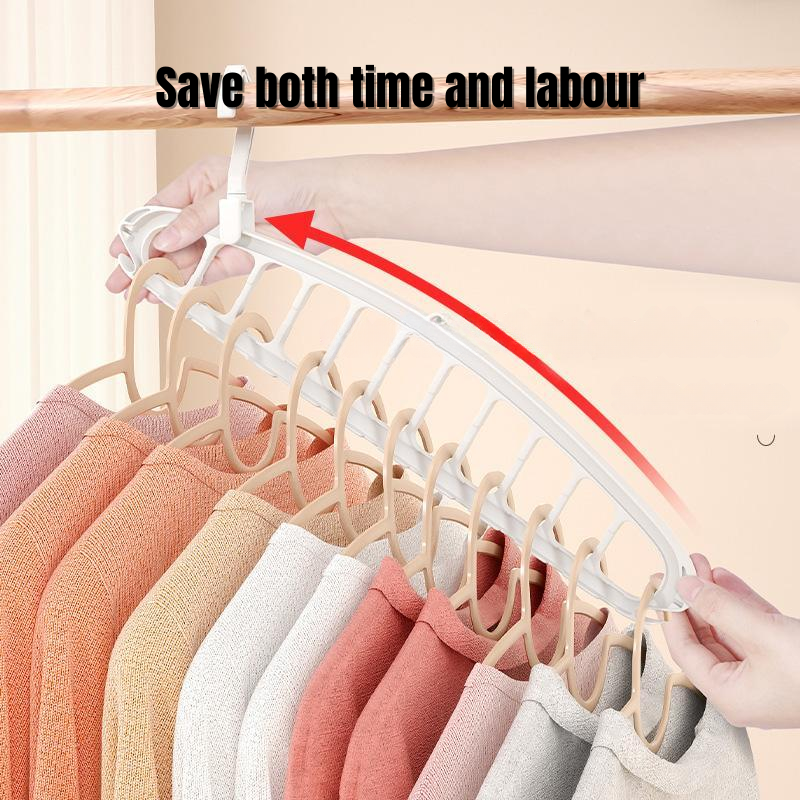Rotatable 1-to-Multi Large Capacity Clothes Hanger