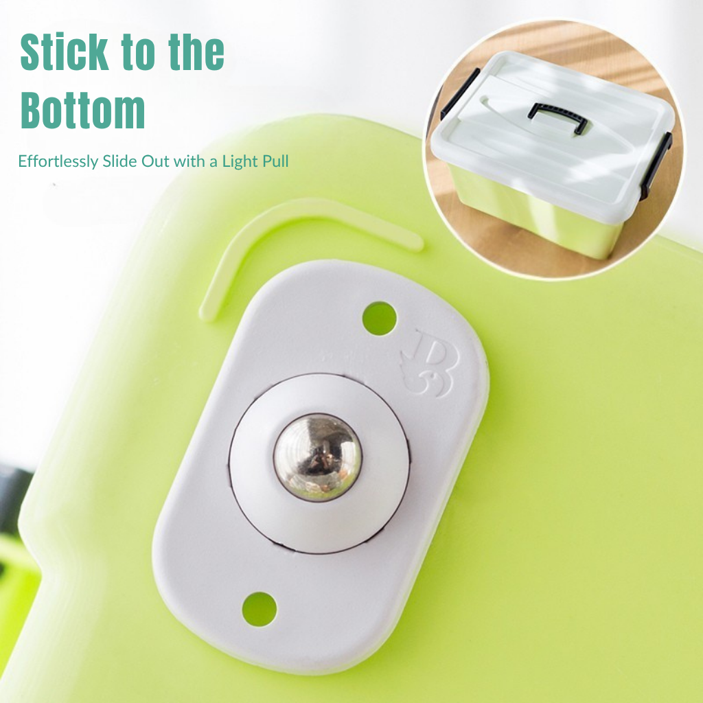 Self Adhesive Caster Wheels - 12 counts