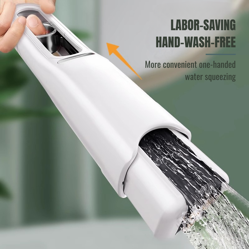 Rotatable Handheld Mini Sponge Mop, Hand-Free Washing