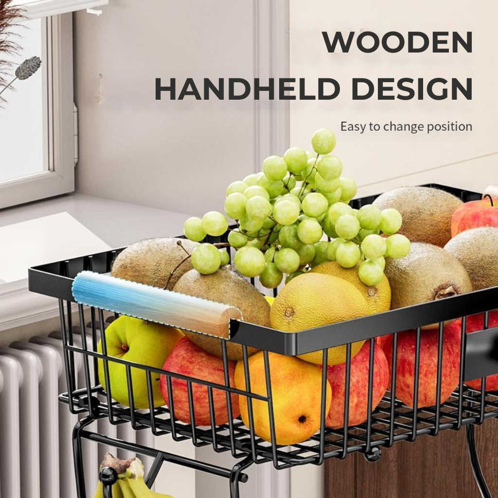 2-layer Detachable Metal Organizer Basket