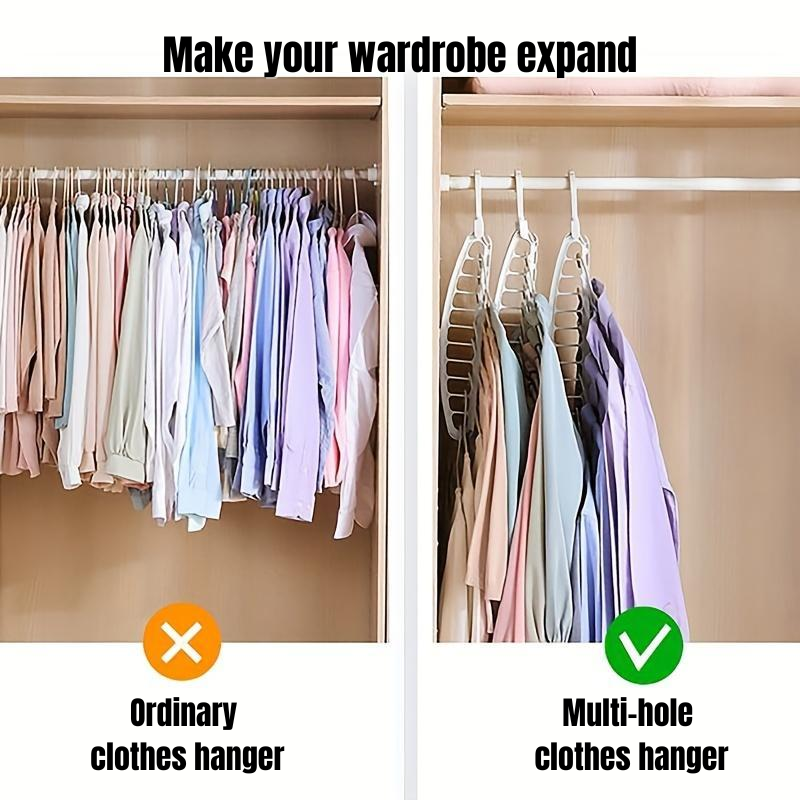 Rotatable 1-to-Multi Large Capacity Clothes Hanger