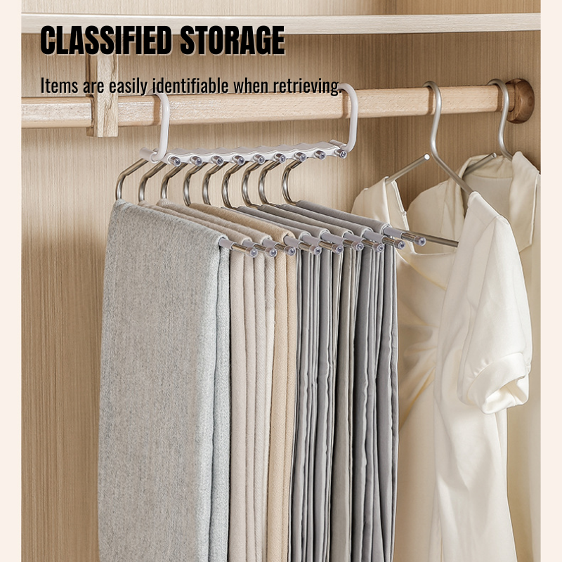 9 Layers Space Saving Pants/Clothes Hangers