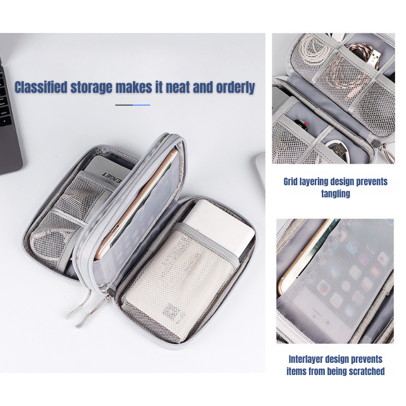 Waterproof Portable Travel Cable Storage Bag