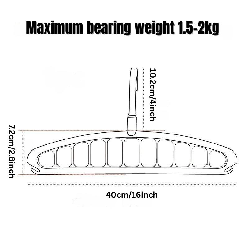 Rotatable 1-to-Multi Large Capacity Clothes Hanger