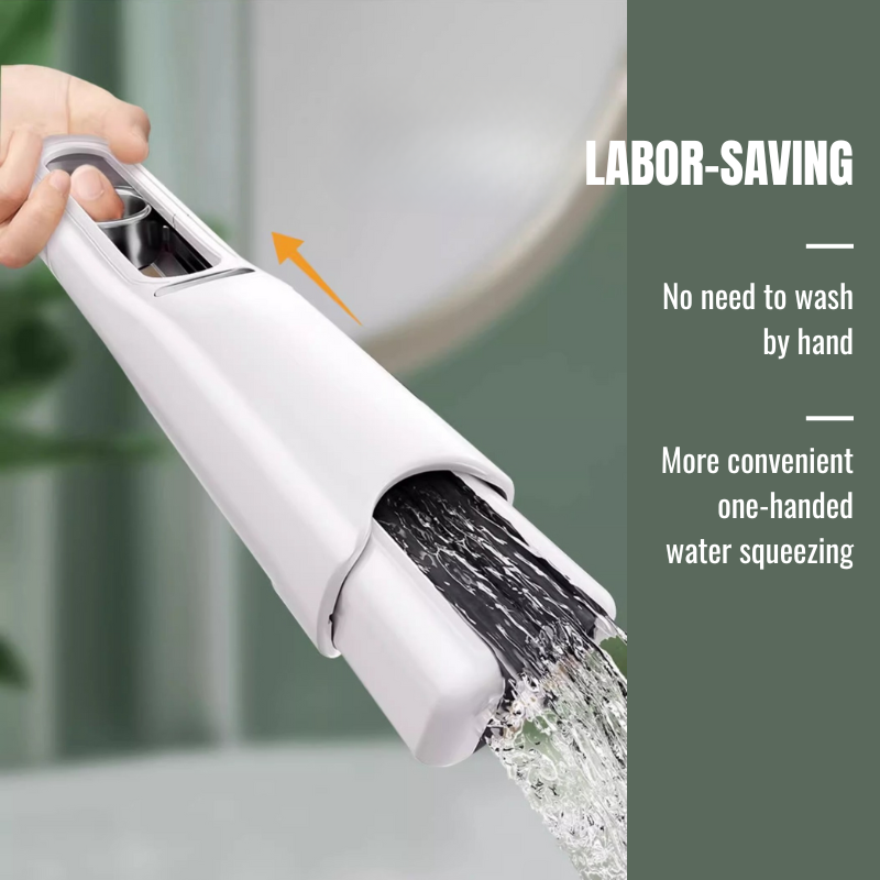 Rotatable Handheld Mini Sponge Mop, Hand-Free Washing