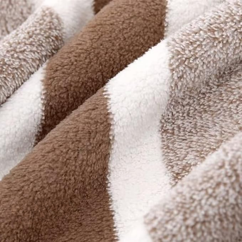 8 pcs Striped Pattern Bath Towel Set