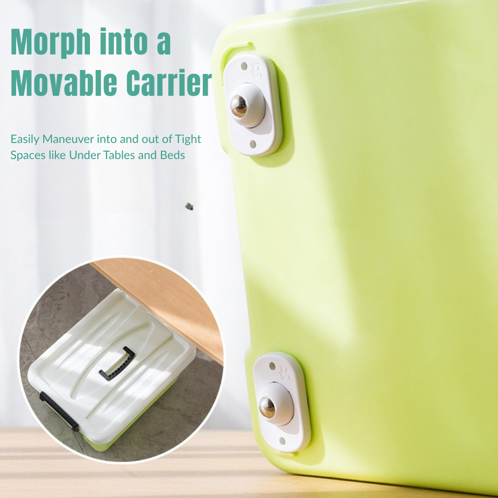 Self Adhesive Caster Wheels - 12 counts