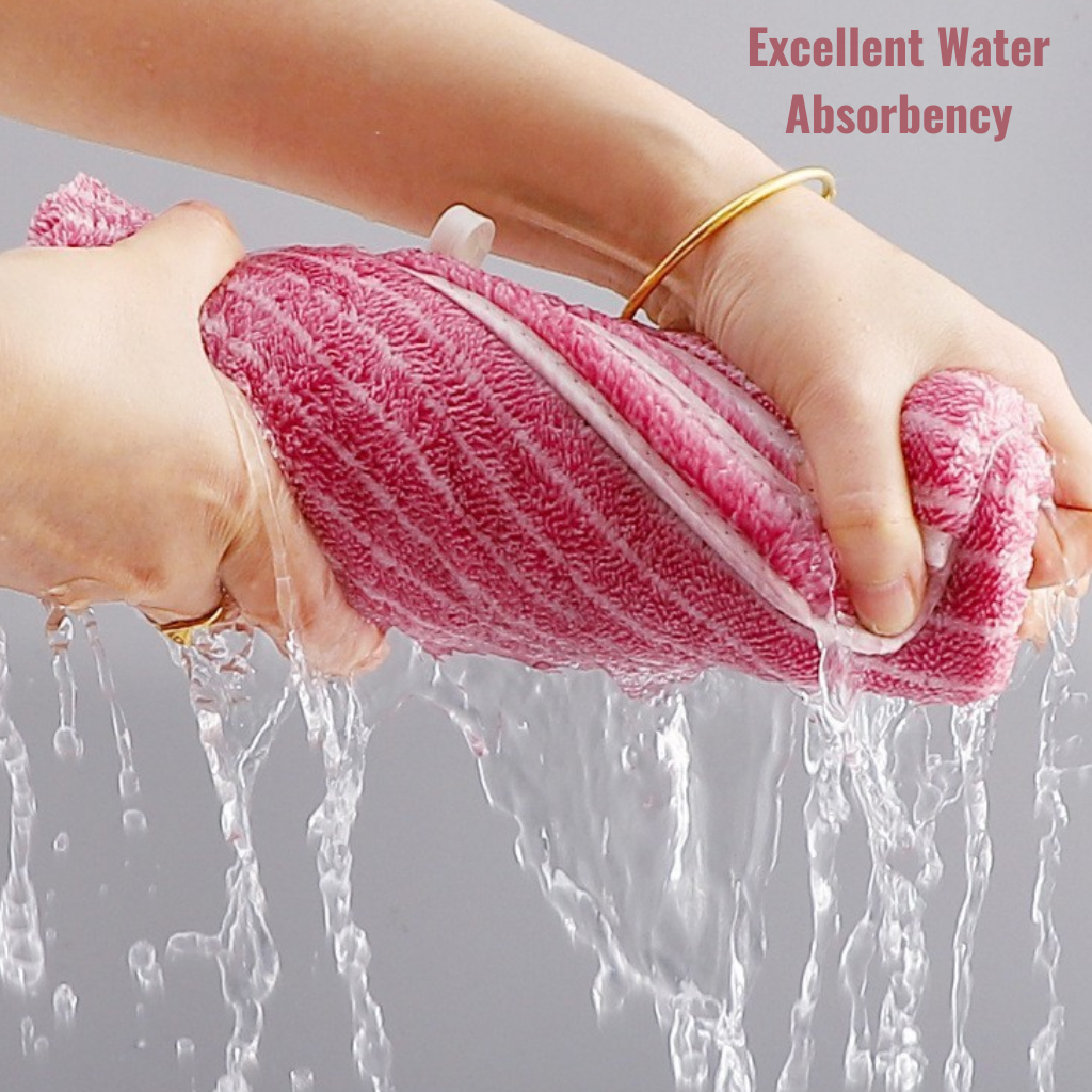 8 pcs Striped Pattern Bath Towel Set