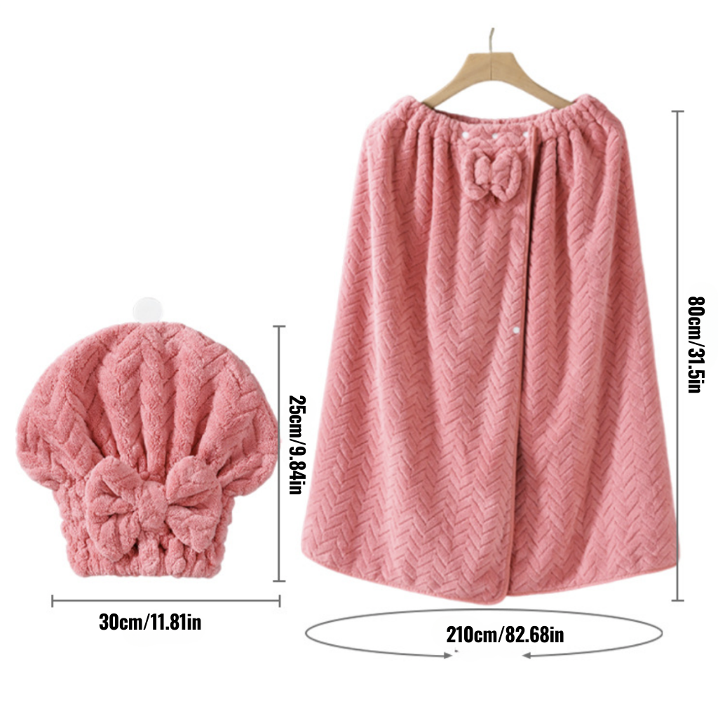 Plus Size Cozy Bathrobe