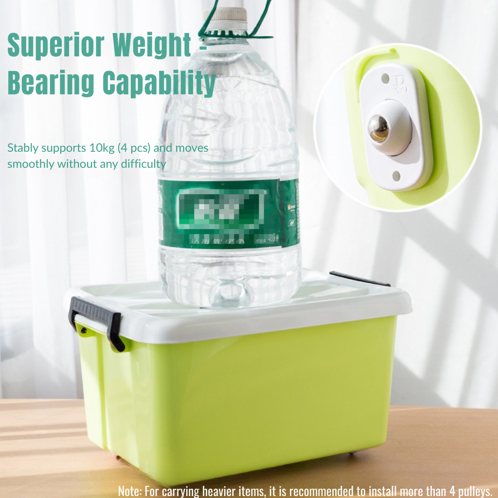 Self Adhesive Caster Wheels - 12 counts