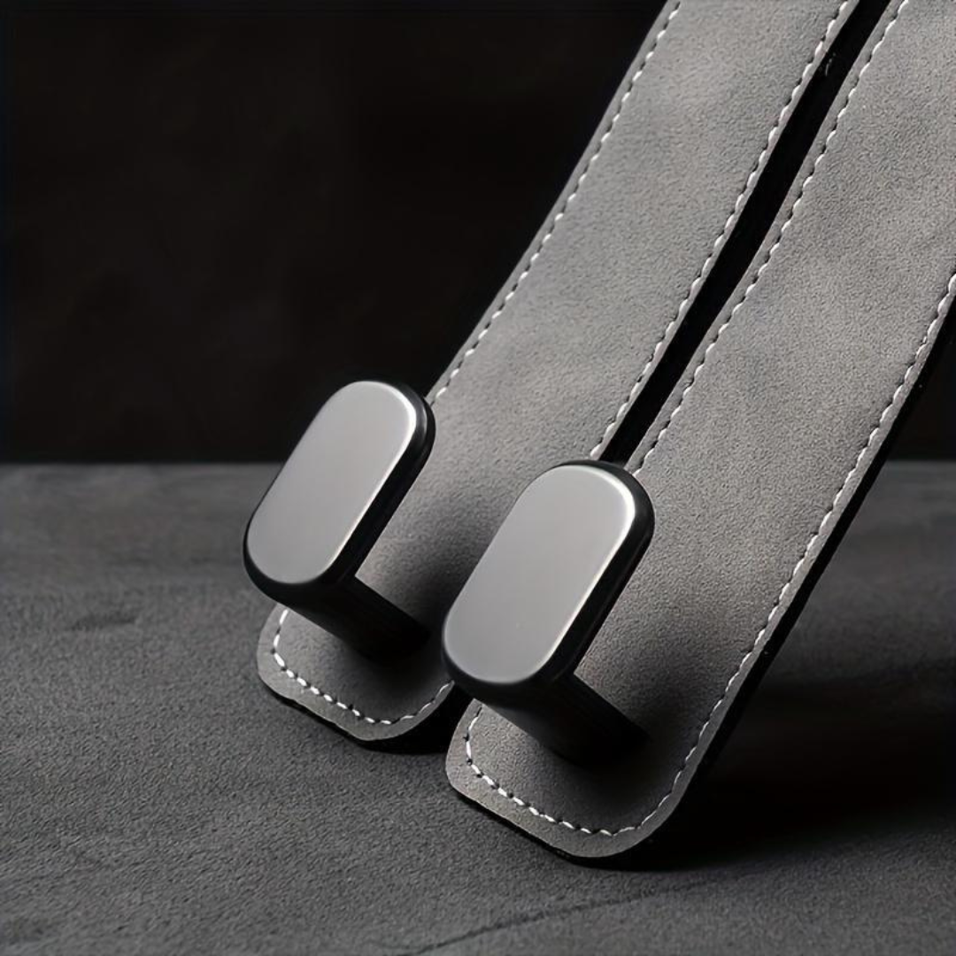 Leather Car Seat Back Organizer Hook