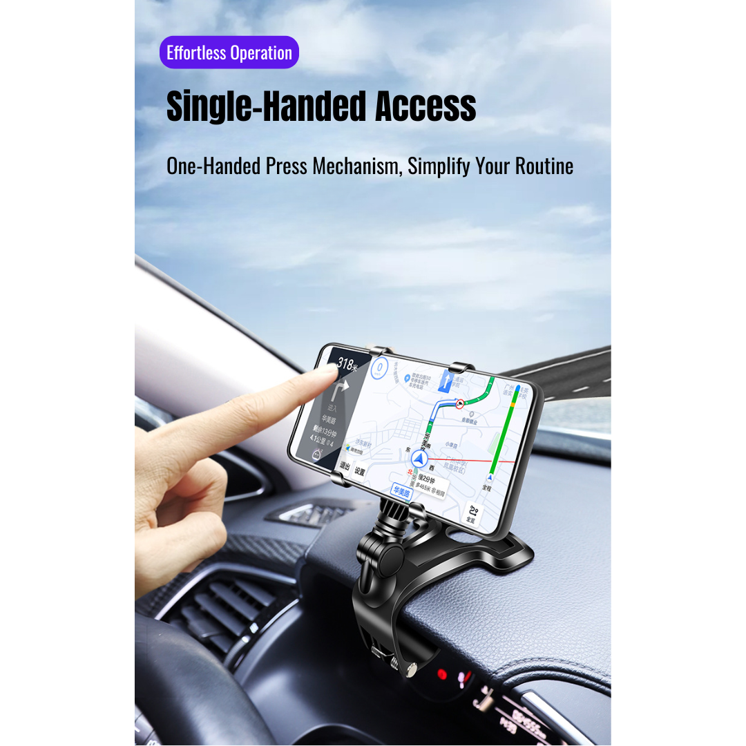 360° Rotatable Dashboard Car Phone Holder