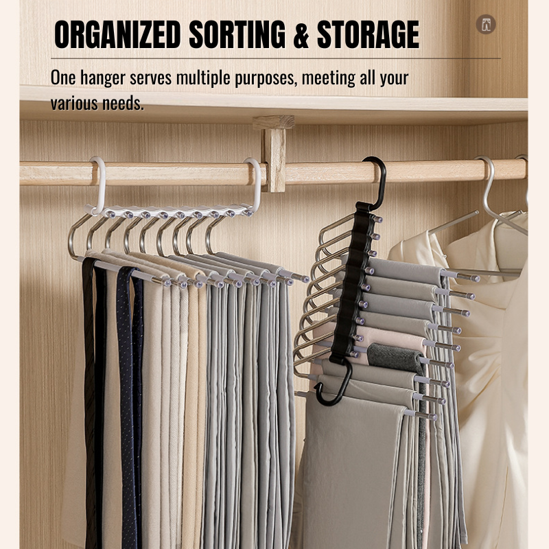 9 Layers Space Saving Pants/Clothes Hangers