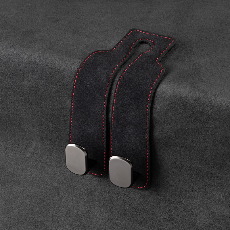Leather Car Seat Back Organizer Hook