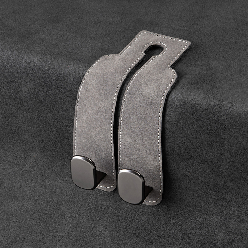 Leather Car Seat Back Organizer Hook