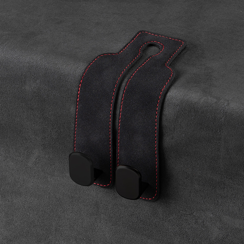 Leather Car Seat Back Organizer Hook