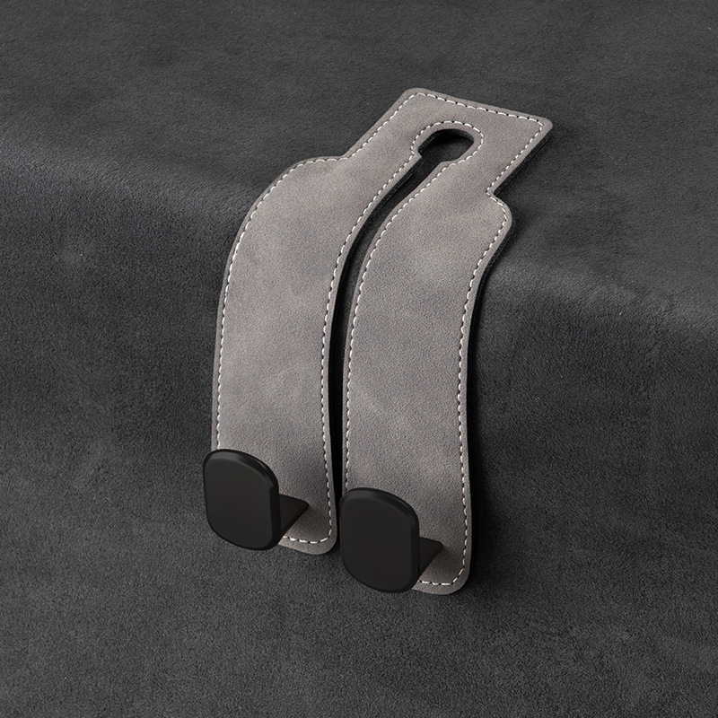 Leather Car Seat Back Organizer Hook