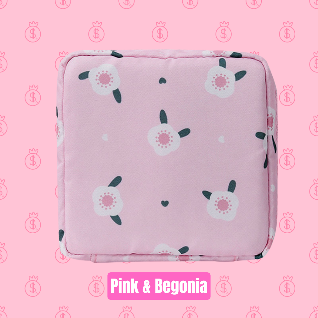 Pattern Sanitary Napkin Zipper Storage Bag