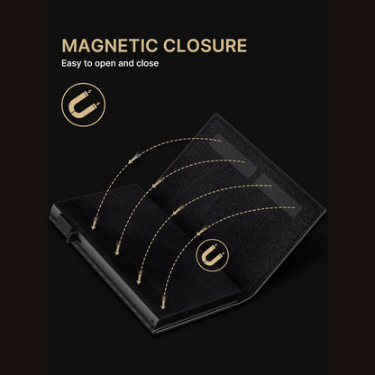 Carbon Fibre Slim Wallet with ID Window & AirTag Slot