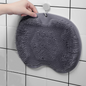 Silicone Shower Foot & Back Scrubber Mat with Suction