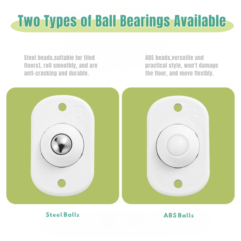 Self Adhesive Caster Wheels - 12 counts