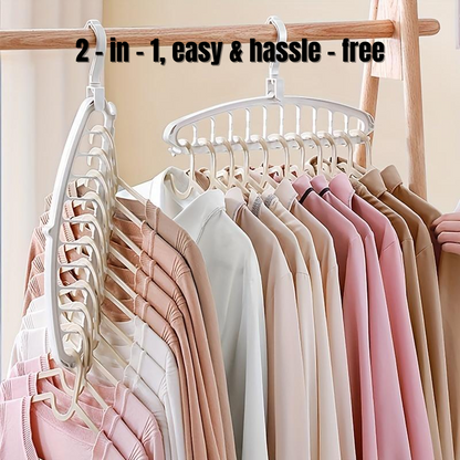 Rotatable 1-to-Multi Large Capacity Clothes Hanger