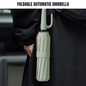 60-Rib Double Layer Reinforced Foldable Automatic Umbrella