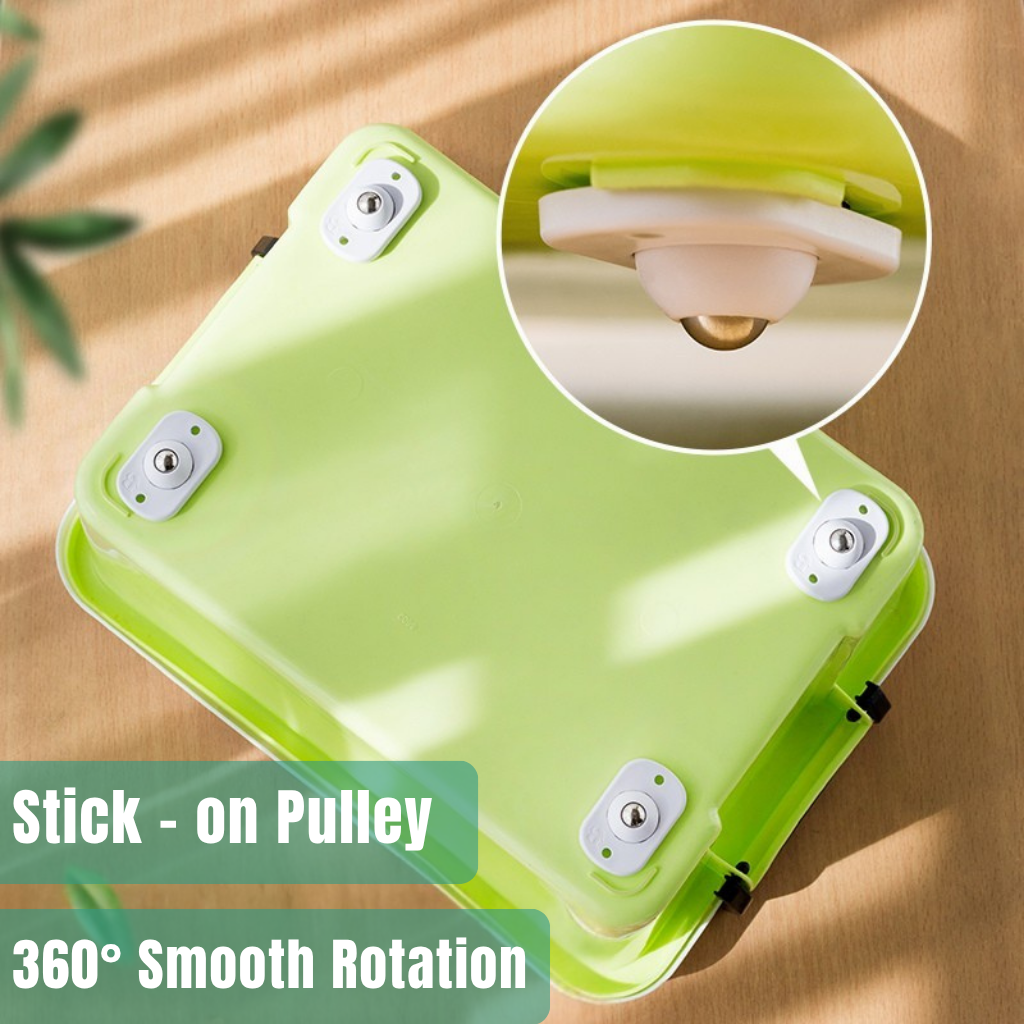 Self Adhesive Caster Wheels - 12 counts