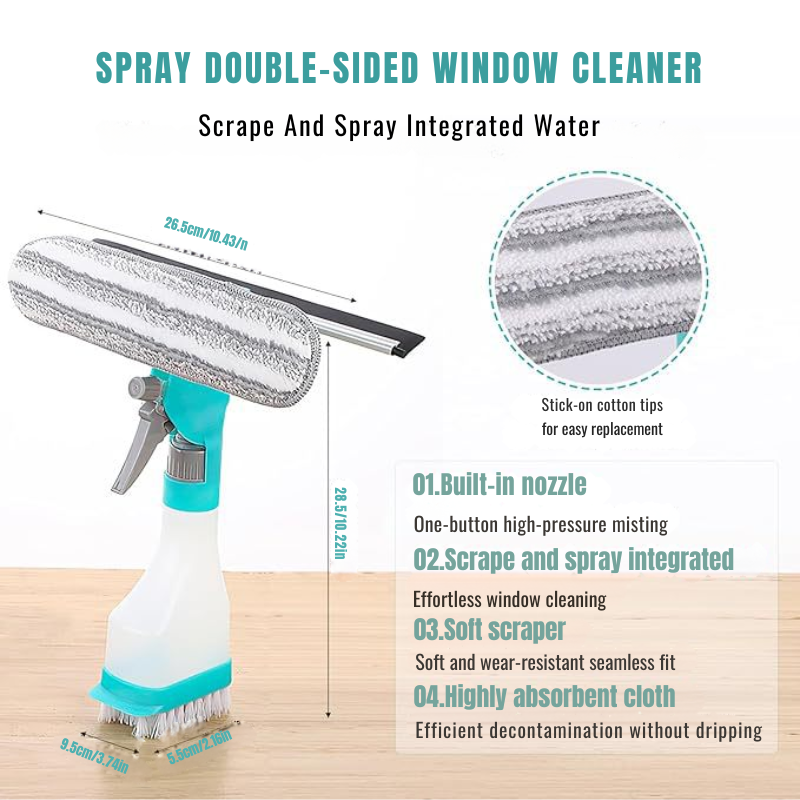 4 in 1 Glass Cleaner Set