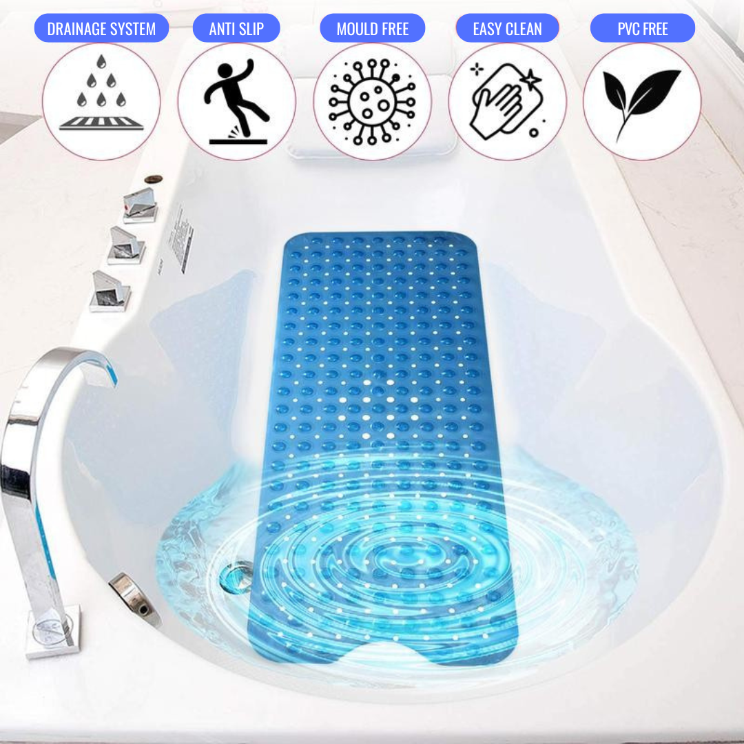 Anti-slip PVC Bathtub Mat - 40 x 16 inches