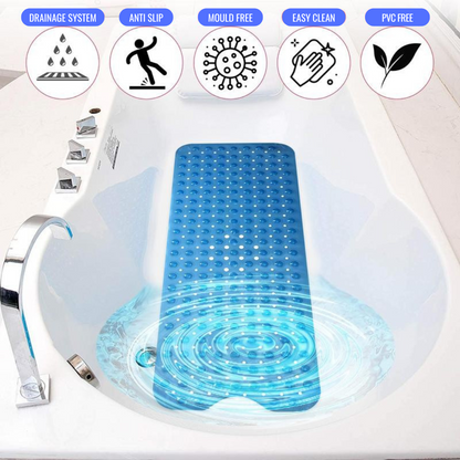 Anti-slip PVC Bathtub Mat - 40 x 16 inches