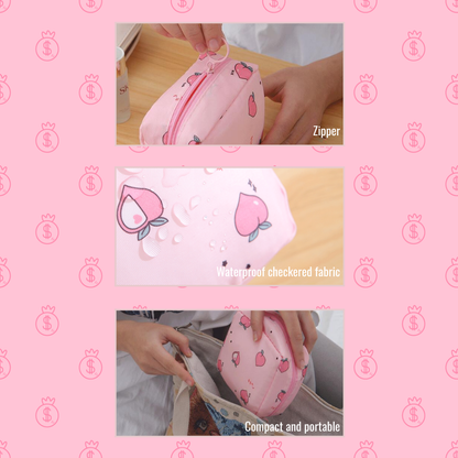 Pattern Sanitary Napkin Zipper Storage Bag