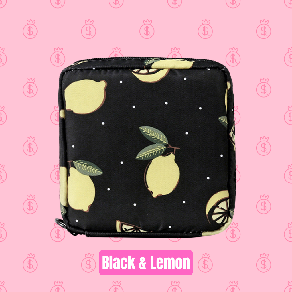Pattern Sanitary Napkin Zipper Storage Bag