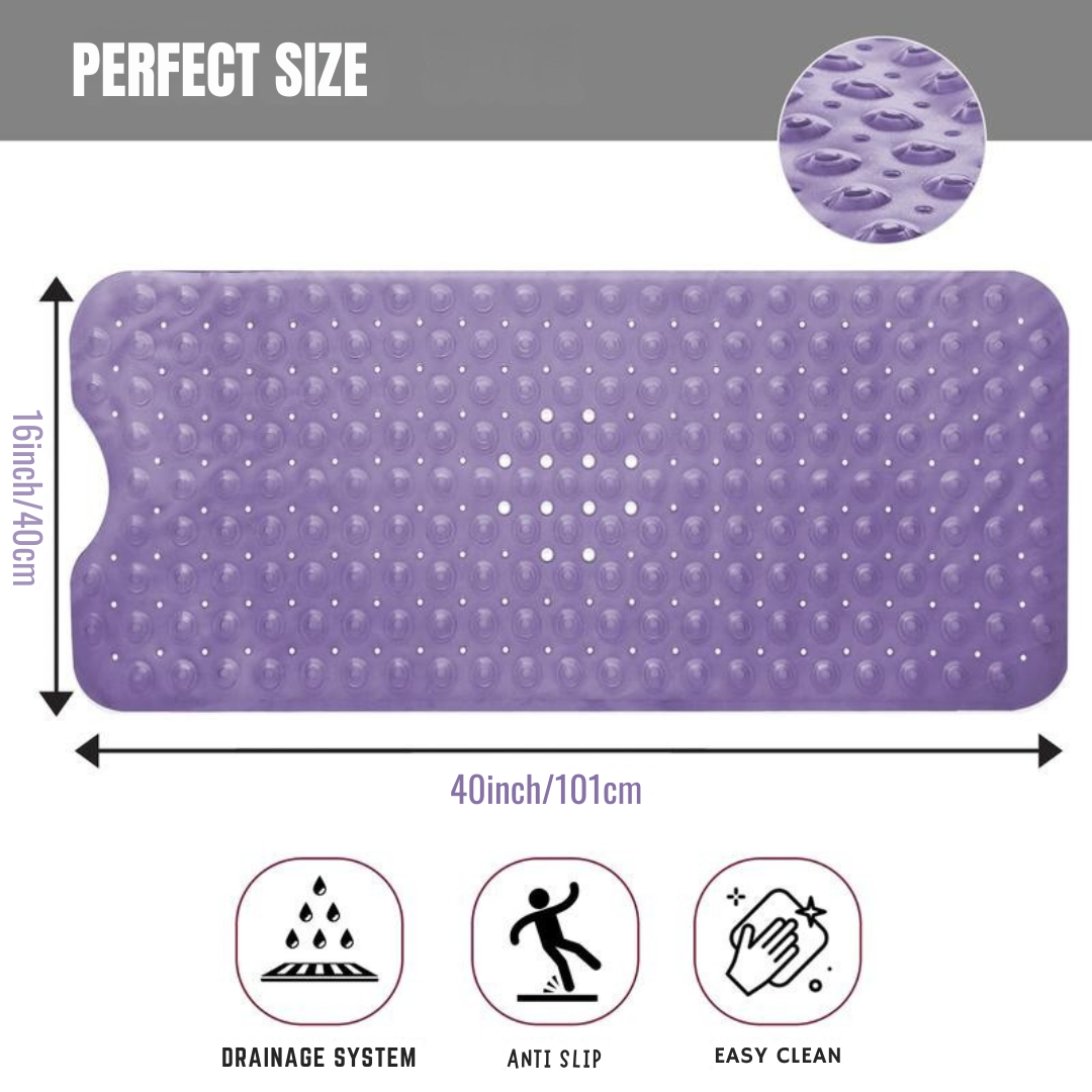 Anti-slip PVC Bathtub Mat - 40 x 16 inches