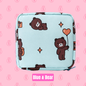 Pattern Sanitary Napkin Zipper Storage Bag