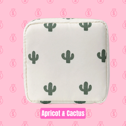 Pattern Sanitary Napkin Zipper Storage Bag