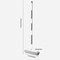 Handheld Floor/Wall Gap Crevice Clean Brush